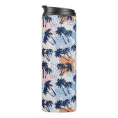 Zompalmen naadloos patroon, kokospalm tr thermosbeker (Geroteerd rechts)