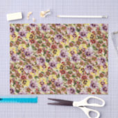 Zompannen wild bloempatroon tissuepapier (Craft)