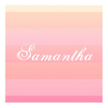 Zomroze en koraalgradiënt kleurenblokmonogram