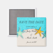  Zomstrand Starfish Save the Date Magnet (Voorkant / Achterkant)