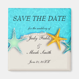  Zomstrand Starfish Save the Date Magnet