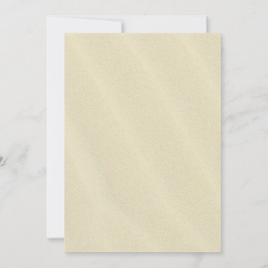 Zomstrand van Birthday bij Staarschelpen Kaart (Achterkant)