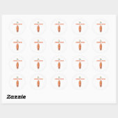 Zomsurfen Ronde Sticker (Vel)