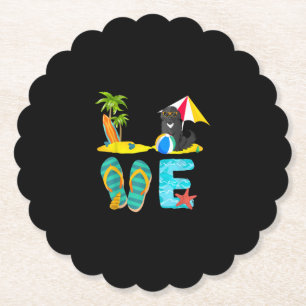 Zomvakantiehondencadeau   Nieuw ontwerp Kartonnen Onderzetters