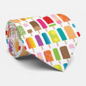 Zomzeekhoorntjes en ijsbars stropdas (Opgerold)