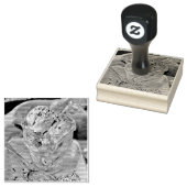 Zomzeekomp Rubberstempel (Gestempeld)