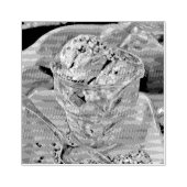 Zomzeekomp Rubberstempel (Afrduk)