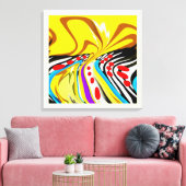 Zomzonnige kunst canvas afdruk (Insitu (Woonkamer))