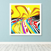 Zomzonnige kunst canvas afdruk (Insitu (Houten vloer))