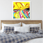 Zomzonnige kunst canvas afdruk (Insitu (Slaapkamer))