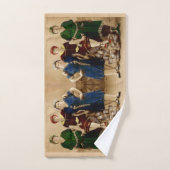 zo'n 1910 Atlantic City zwemmen met schoonheidsmid Bad Handdoek (Handdoek)