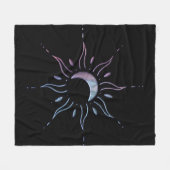 Zon 1 fleece deken (Voorkant (Horizontaal))