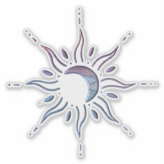 Zon 1 sticker (Voorkant)