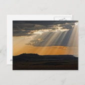 Zon aan de Masai Mara. Briefkaart (Voorkant / Achterkant)