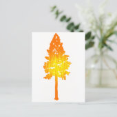 Zon aanraken briefkaart (Staand voorkant)