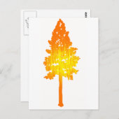 Zon aanraken briefkaart (Voorkant / Achterkant)