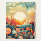 Zon abstract landschap planner (Achterkant)