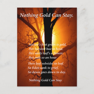 Zon achter briefkaart