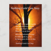 Zon achter briefkaart (Voorkant)