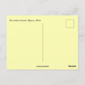 Zon achter de wolken in Pignon Briefkaart (Achterkant)