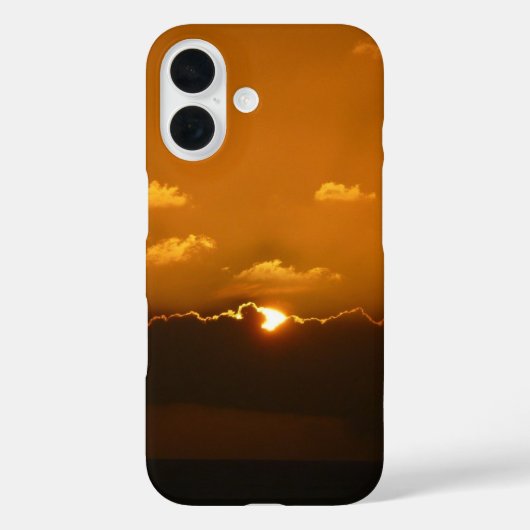 Zon Achter Wolken I Oranje Zonsondergang Foto Case-Mate iPhone Case (Achterkant)