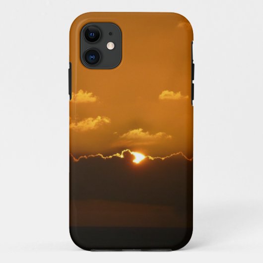 Zon Achter Wolken I Oranje Zonsondergang Foto Case-Mate iPhone Case (Achterkant)