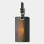 Zon achter wolken II Zeegezicht Bagagelabel (Voorkant verticaal)