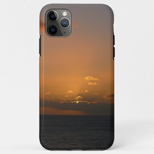 Zon achter wolken II Zeegezicht Case-Mate iPhone Case (Achterkant)