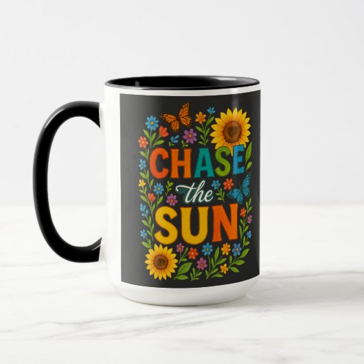 Zon achterna mok (Links)