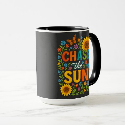 Zon achterna mok (Voorkant rechts)