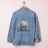 Zon als een zonnebloem denim jacket (Hangar)