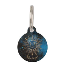 Zon Astrologie Hemels Monogram Goud Glitter