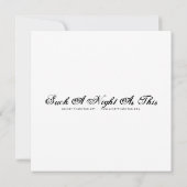 Zo'n avond als deze - Mini Print (Achterkant)