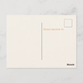 Zon Baby Shower Bedankt  Briefkaart (Achterkant)