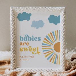 Zon Baby's zijn Sweet Sign Poster