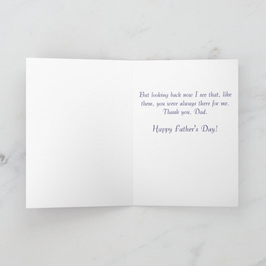 Zon, Bergen en Wind Vaderdag Kaart (Binnen)