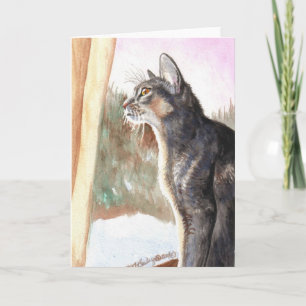 Zon" Blauwe Abyssinian de "van de winter Kaart