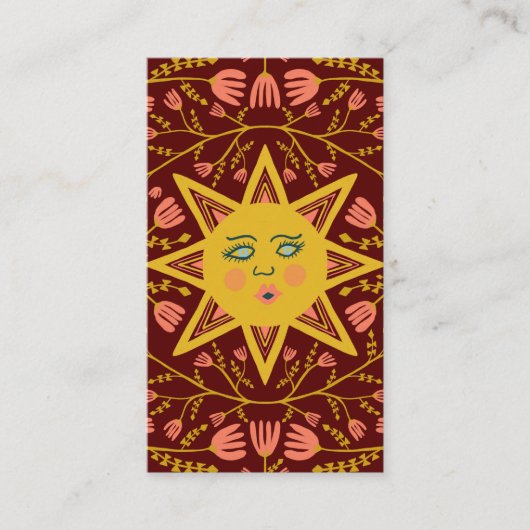 Zon & Bloemen Prijs Maat QR Code CUSTOM Hang Label (Voorkant)