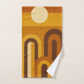 Zon & Bogen Mid Century Modern Geometrisch Ontwerp Bad Handdoek (Handdoek)