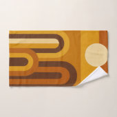 Zon & Bogen Mid Century Modern Geometrisch Ontwerp Bad Handdoek (Handdoek)