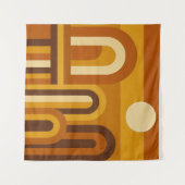 Zon & Bogen Mid Century Modern Geometrisch Ontwerp Wandkleed (Voorkant (horizontaal))