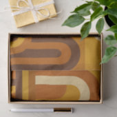 Zon & Bogen Midden Eeuw Modern Geometrisch Ontwerp Tissuepapier (Geschenk)