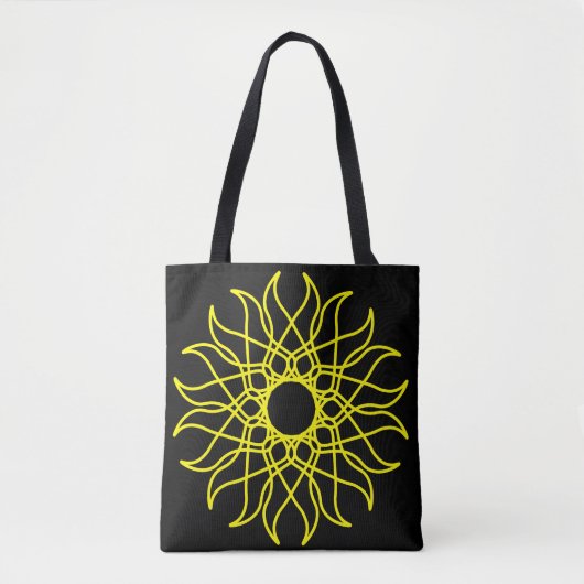 Zon boodschappentas tote bag (Voorkant)