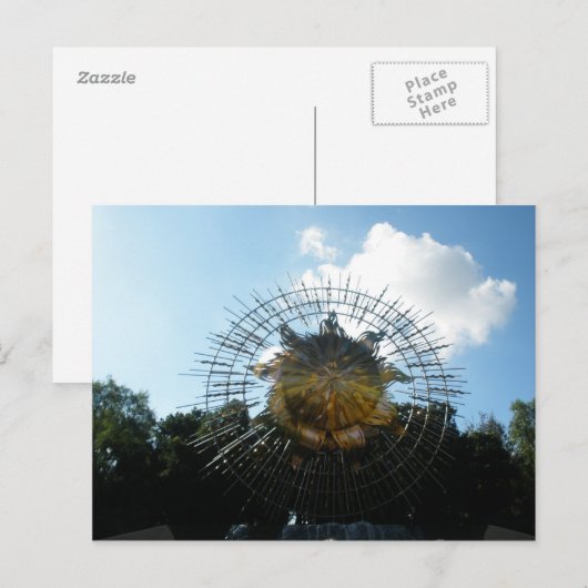 Zon Briefkaart (Voorkant / Achterkant)