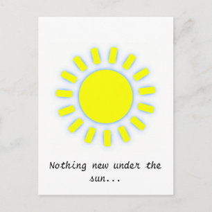 Zon Briefkaart