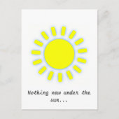 Zon Briefkaart (Voorkant)