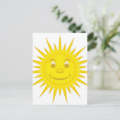 Zon Briefkaart (Staand voorkant)