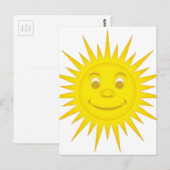 Zon Briefkaart (Voorkant / Achterkant)
