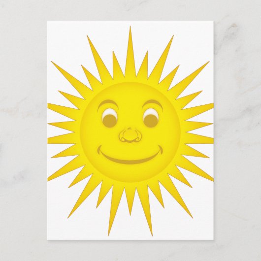 Zon Briefkaart (Voorkant)