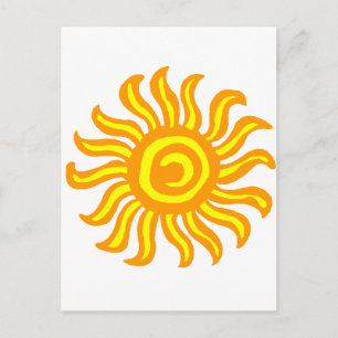 Zon Briefkaart